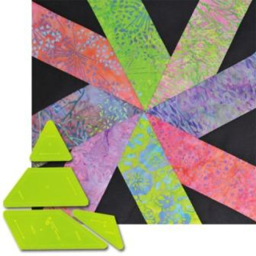Matilda's Own Vortex patchwork template set by Meredithe Clark 